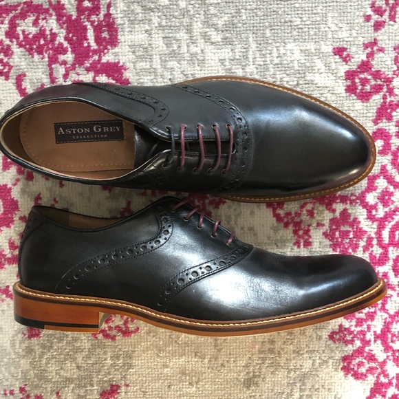 Ashton Grey Tokyo Saddle Oxford main image 7